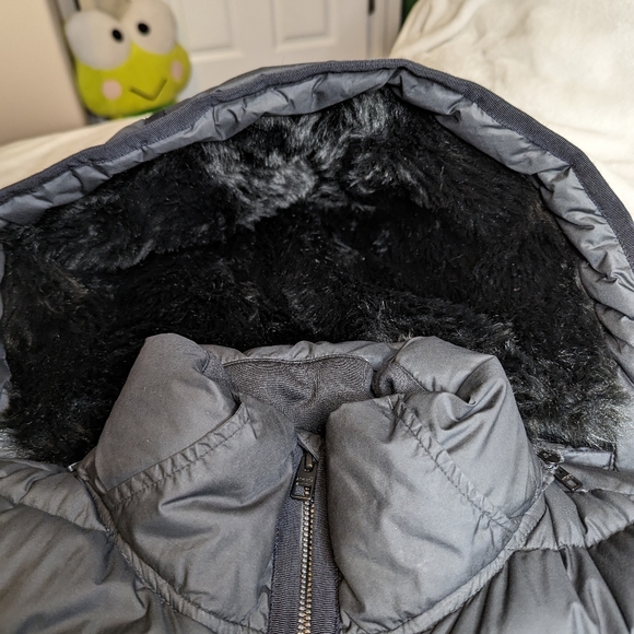 Athleta Black Long Puffer Parka - Picture 6 of 15